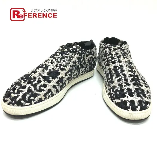 Buy HERMES Slip-on Mesh  sneakers silk / Leather BlackBased/SilverHardware at Sasom – Authentic and Ready to Ship