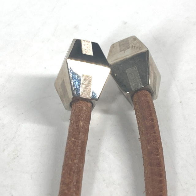 Hermes HERMES String belt  belt Leather Beige - view 5