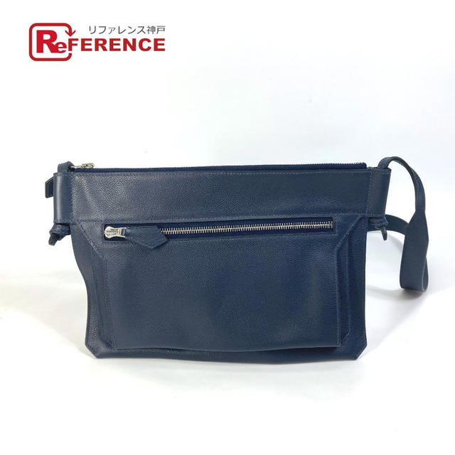 Hermes HERMES Ultrapla GM Crossbody bag Shoulder Bag Leather Navy - view 1