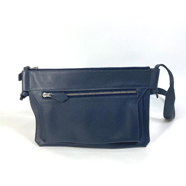 Hermes HERMES Ultrapla GM Crossbody bag Shoulder Bag Leather Navy - view 2