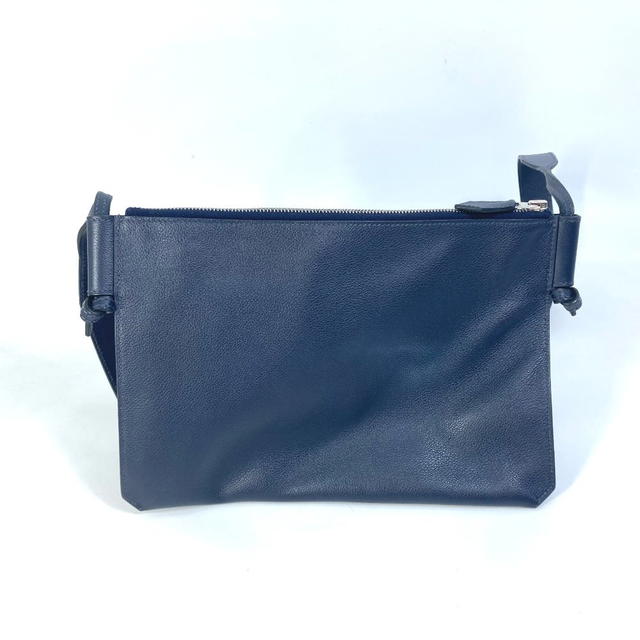 Hermes HERMES Ultrapla GM Crossbody bag Shoulder Bag Leather Navy - view 3