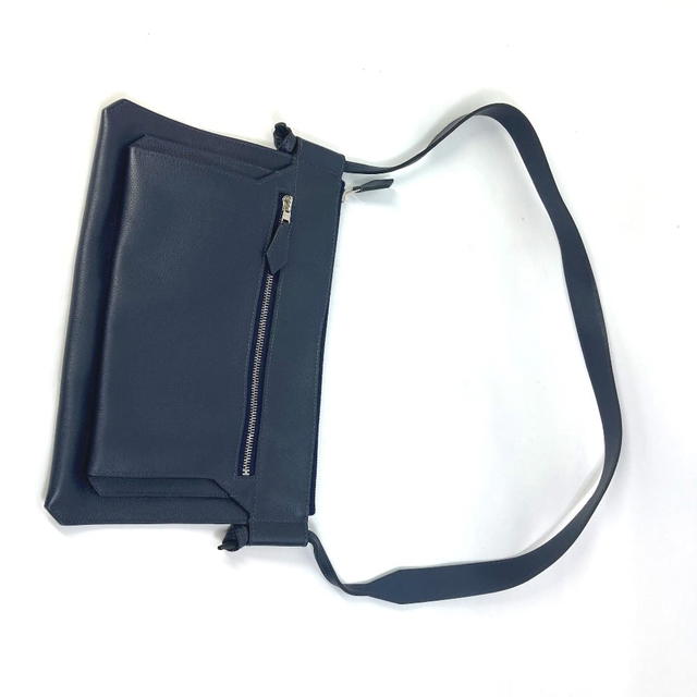 Hermes HERMES Ultrapla GM Crossbody bag Shoulder Bag Leather Navy - view 4