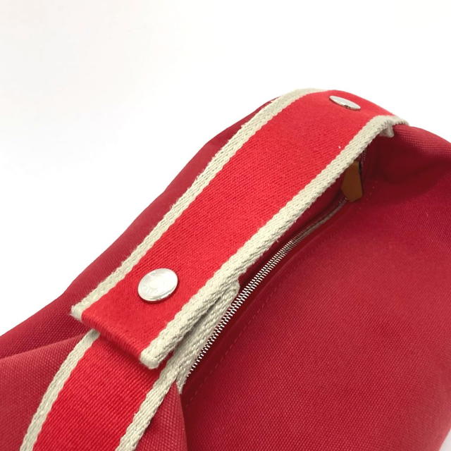 Hermes HERMES Vanity bag Brid-a-BlackGM Shoulder Bag Hand Bag Canvas Red - view 5