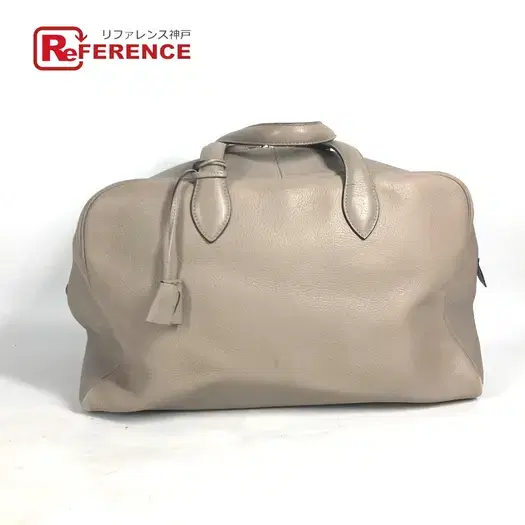Buy HERMES Victoria 43 Shoulder Bag Duffle Bag Taurillon Clemence Beige at Sasom – Authentic and Ready to Ship