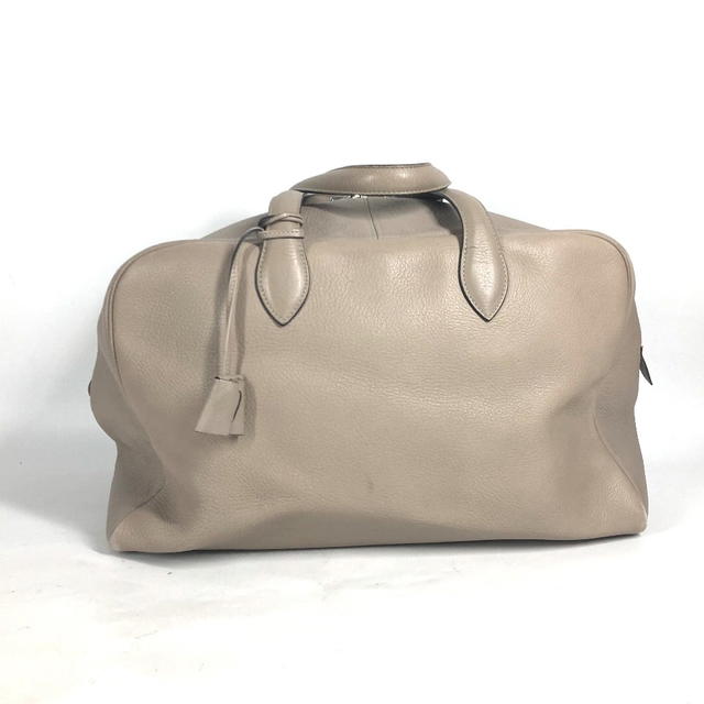 Hermes HERMES Victoria 43 Shoulder Bag Duffle Bag Taurillon Clemence Beige - view 2