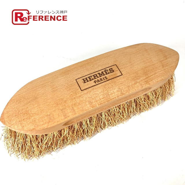 Hermes HERMES wool brush comb for horses harness pet Wood Beige Unused - view 1