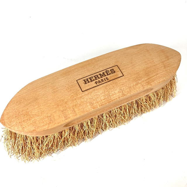 Hermes HERMES wool brush comb for horses harness pet Wood Beige Unused - view 2