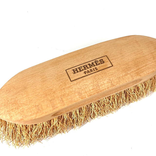 Hermes HERMES wool brush comb for horses harness pet Wood Beige Unused - view 3