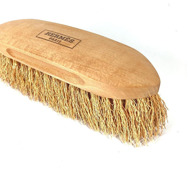 Hermes HERMES wool brush comb for horses harness pet Wood Beige Unused - view 5