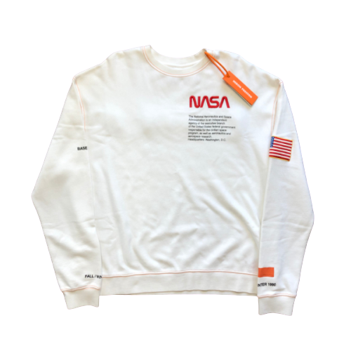 Heron Preston Heron Preston Nasa White Longsleeve T-Shirt