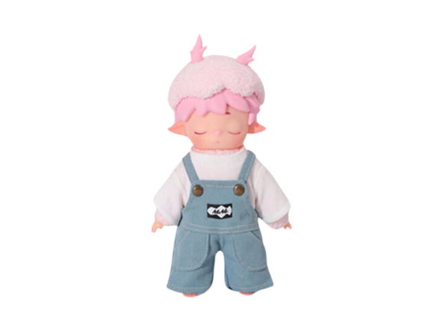 heyone (เช็คการ์ด) heyone Denim Overalls (MIMI MIMIs CityWalk series Vinyl Plush Mystery Box) - view 1