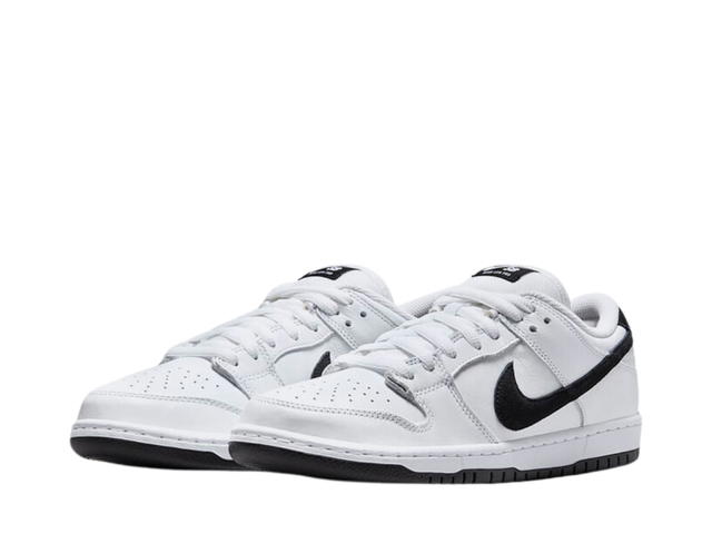 Nike Nike SB Dunk Low Pro White Black - view 3