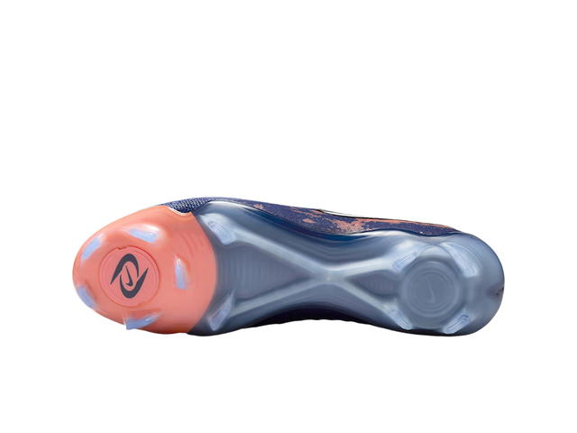 Nike Nike Phantom GX 2 Elite FG Rubber Long Studs Anti Slip Wear Resistant Soccer Shoes Men's Blue Orange - view 4