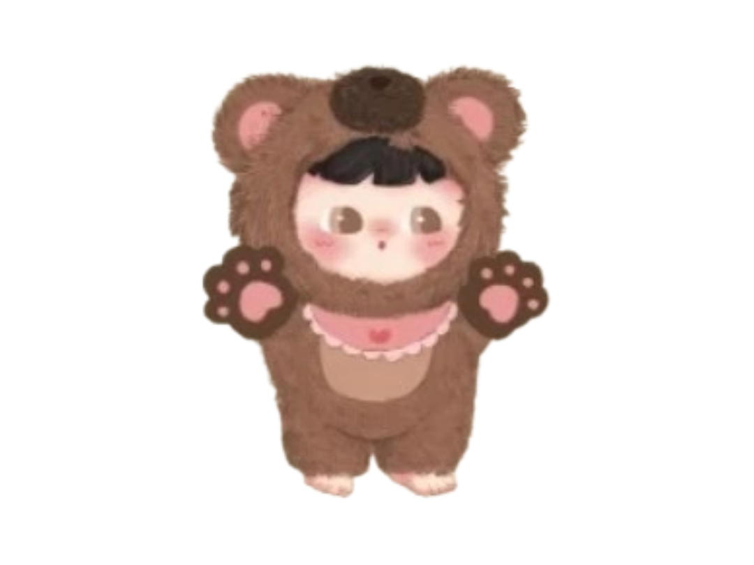 Hidden Wooo (เช็คการ์ด) Hidden Wooo Pupu Bear (Cimmy Love You Secretly Series)