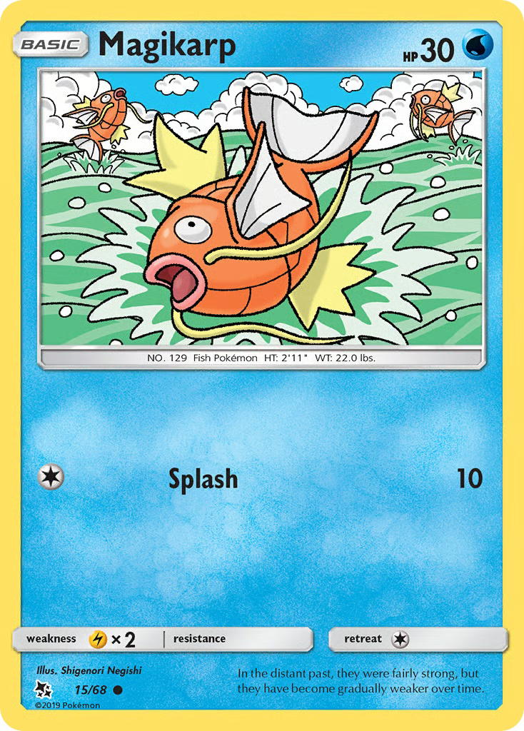 Pokemon Pokemon Magikarp C [HIF 15/68] Sun & Moon "Hidden Fates" [ReverseHolo] (EN)