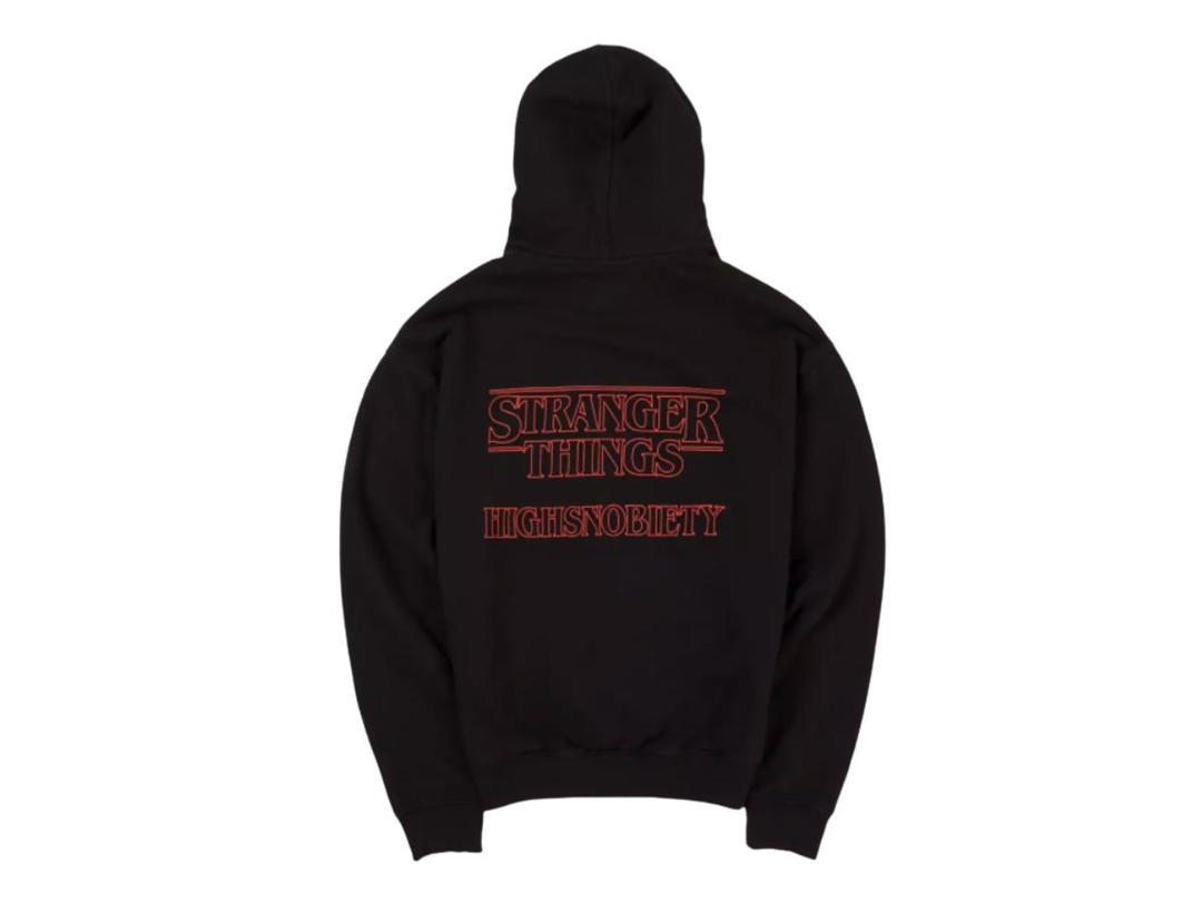 Highsnobiety Highsnobiety x Stranger Things — Logo Hoodie Black