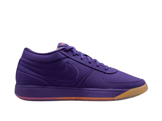 Nike Nike Book 1 Anti Slip Wear Resistant Low Top Basketball Shoes Unisex Purple - view 1