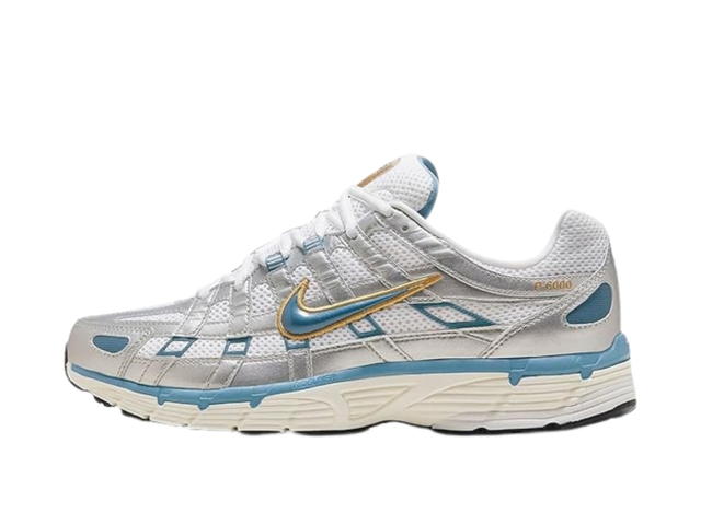 Nike Nike P-6000 White Metallic Silver Pale Ivory Age Storm - view 2
