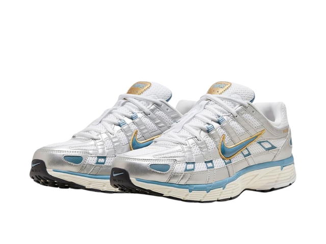 Nike Nike P-6000 White Metallic Silver Pale Ivory Age Storm - view 3
