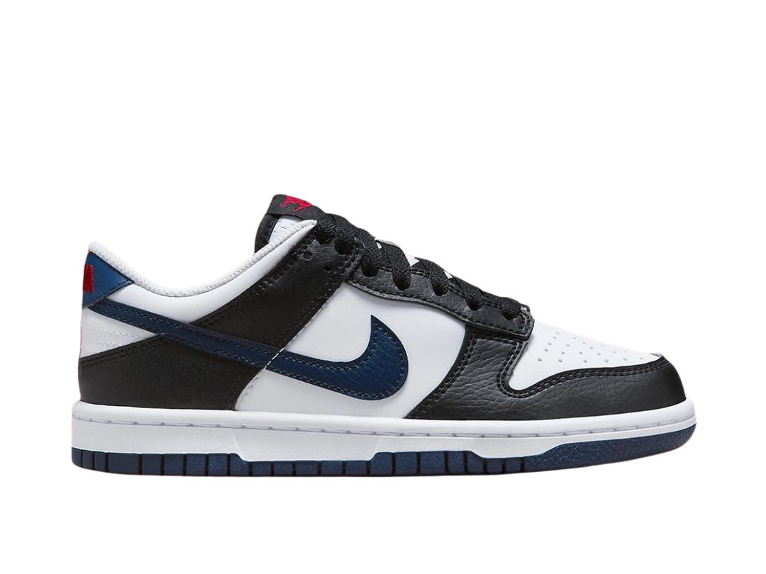 Nike Nike Dunk Low Black White Midnight Navy GS