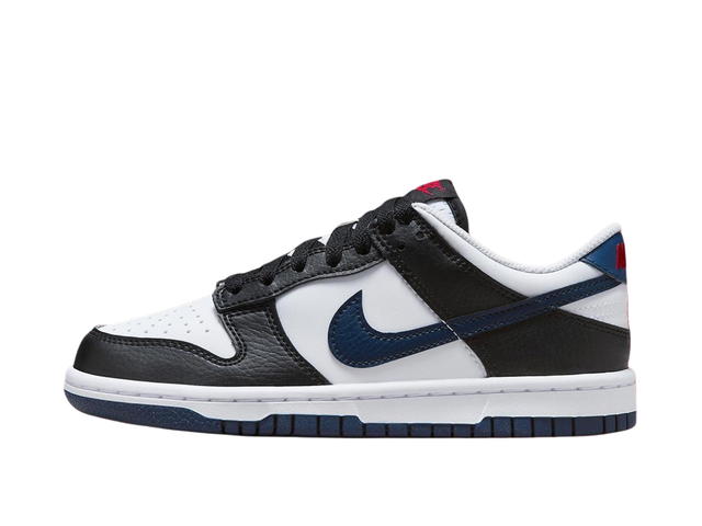 Nike Nike Dunk Low Black White Midnight Navy GS - view 2