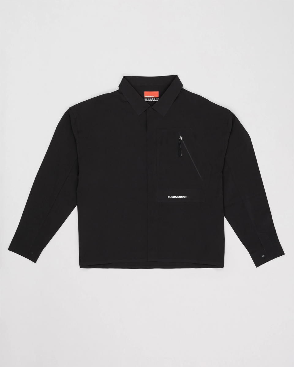 Hermanos Koumori Hermanos Koumori Light Over Shirt Black