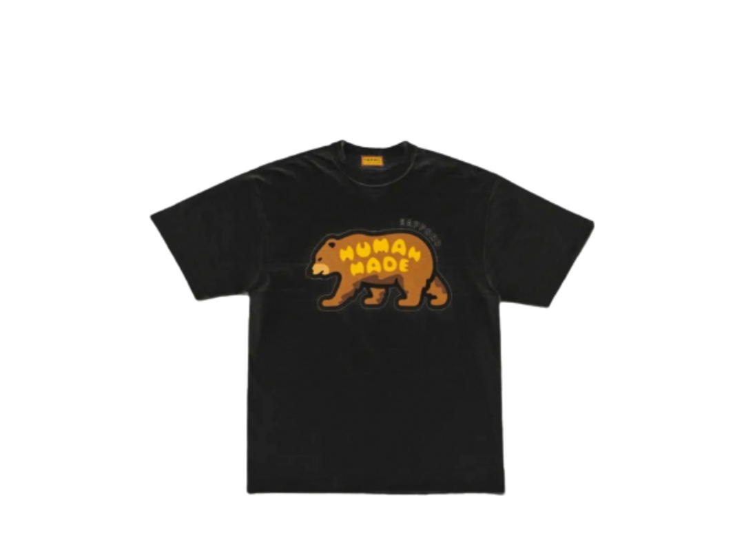 Human Made Human Made Animal Graphic T-Shirt Bear Black
