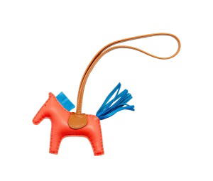 Buy Hermes Rodeo PM Bag Charm Pink Blue Gold Stamp U at Sasom – Authentic and Ready to Ship