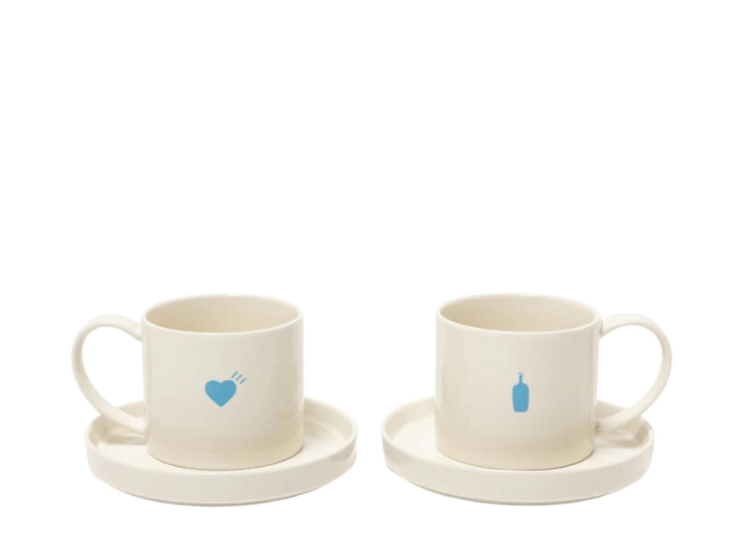 HUMAN MADE HUMAN MADE X Blue Bottle Coffee Collaboration Items Pair Mug White Blue