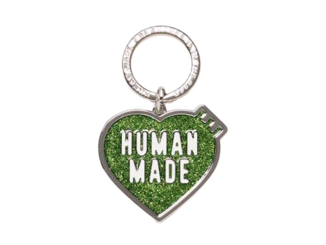Human Made Human Bangkok Exclusive Drop 2 Keyring Heart Green