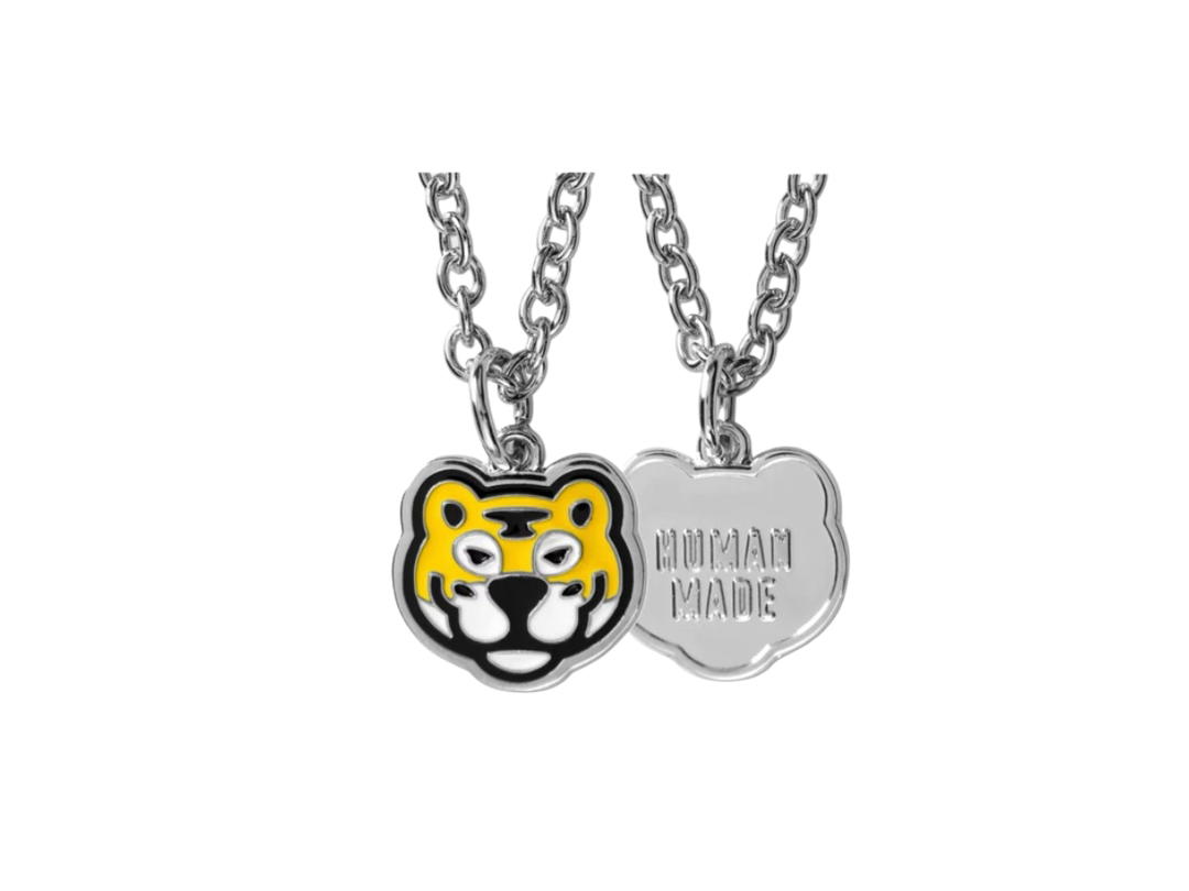 Human Made Human Made Animal Tiger Necklace Silver