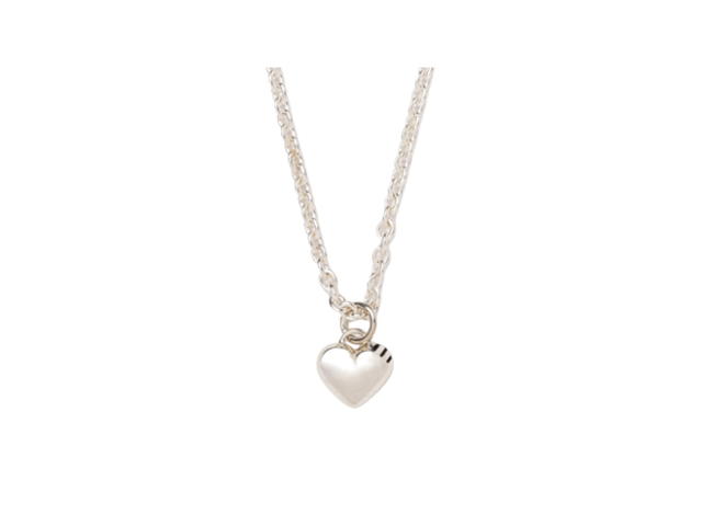 HUMAN MADE HUMAN MADE Heart Silver Necklace Silver - view 2