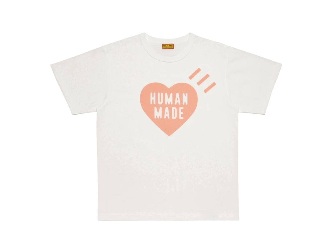 HUMAN MADE HUMAN MADE Heart Graphic T-Shirt Seoul Store Exclusive White