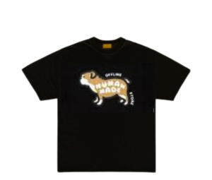 Buy HUMAN MADE Animal Graphic T-Shirt Bulldog Black at Sasom – Authentic and Ready to Ship