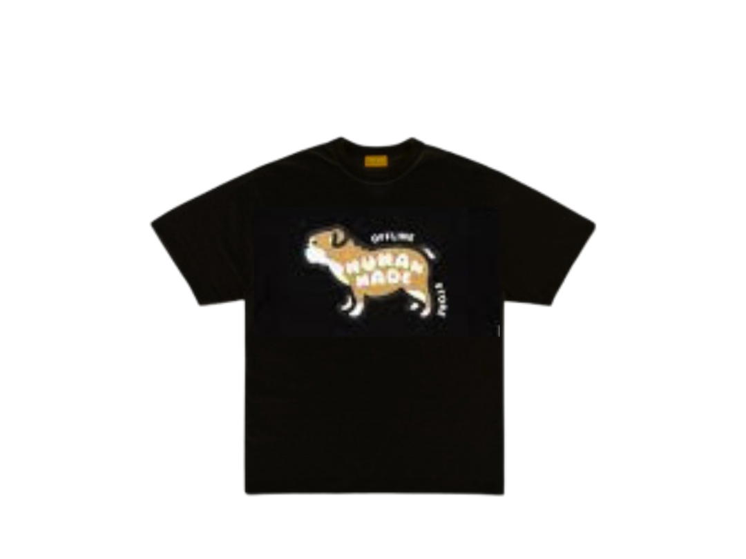 HUMAN MADE HUMAN MADE Animal Graphic T-Shirt Bulldog Black