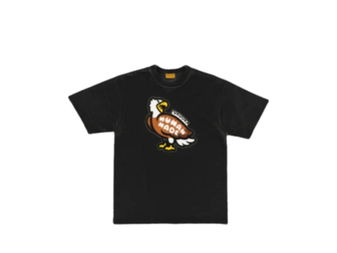 HUMAN MADE HUMAN MADE Animal Graphic T-Shirt Exclusive Animal Fukuoka Hawk Black