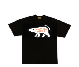 Buy Human Made Animal Graphic T-Shirt Polar Bear Black at Sasom – Authentic and Ready to Ship