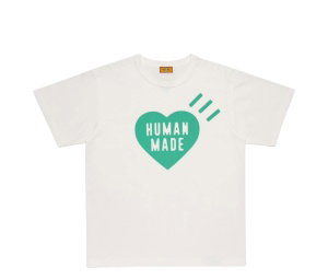 Human Made Heart T-Shirt Black Blue (Offline Store Limited)