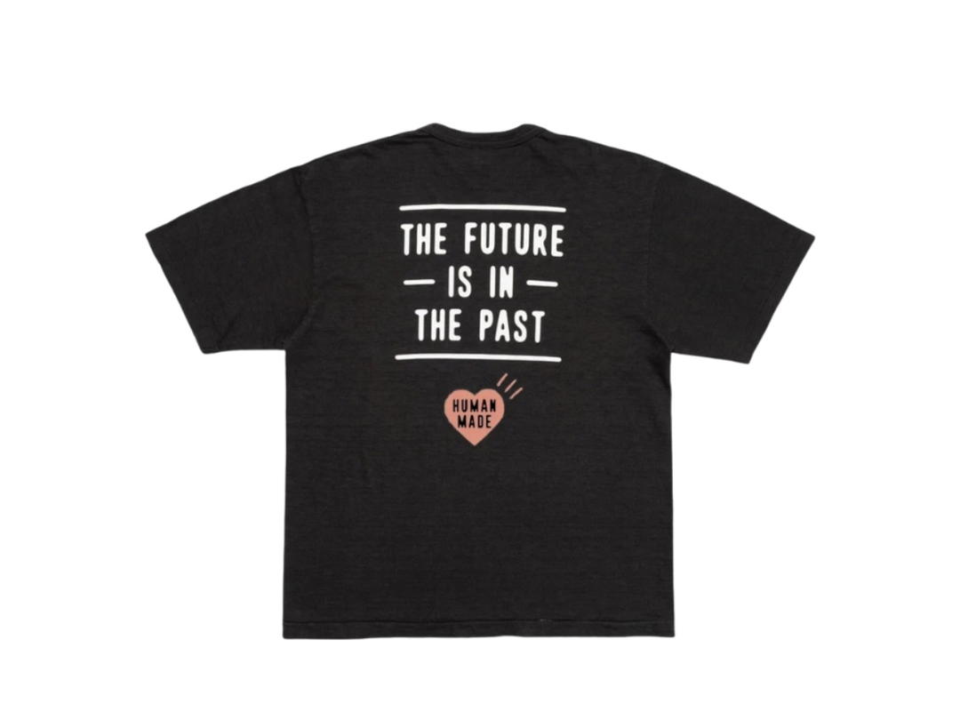 HUMAN MADE HUMAN MADE Heart Pocket T-Shirt Black Salmon Pink