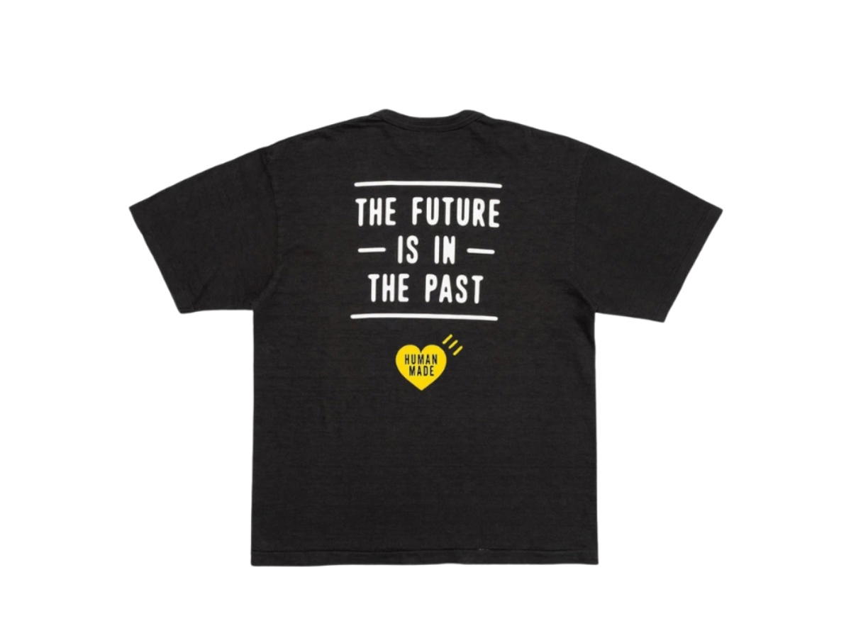 Human Made Human Made Heart Pocket T-Shirt Black Yellow