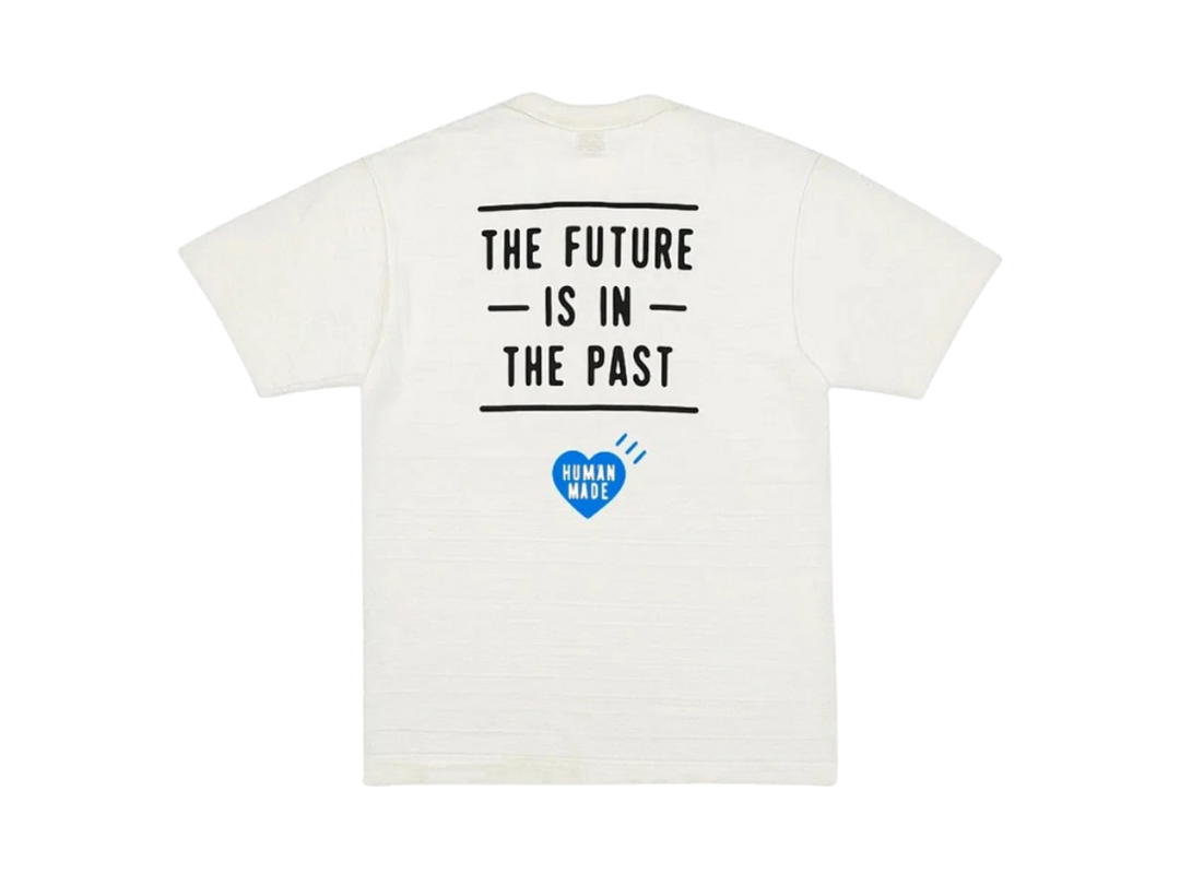 HUMAN MADE HUMAN MADE Heart Pocket T-shirt White Blue