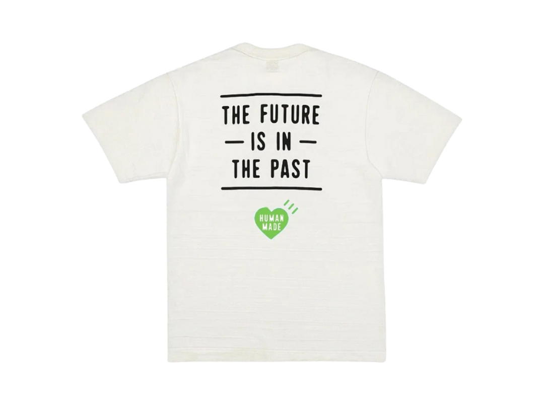 HUMAN MADE HUMAN MADE Heart Pocket T-Shirt White Green
