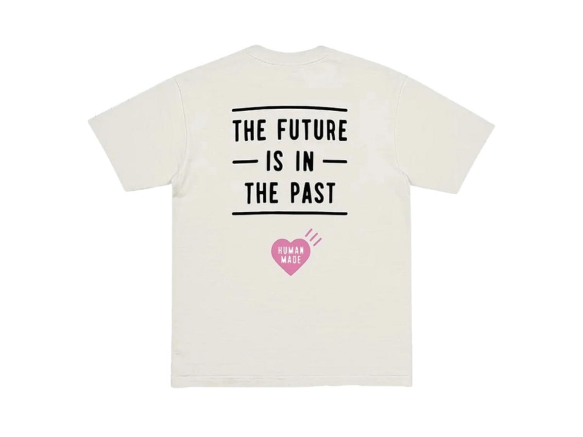 Human Made Human Made Heart Pocket T-Shirt White Pink