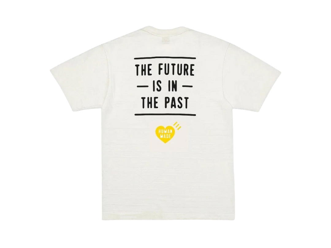 HUMAN MADE HUMAN MADE Heart Pocket T-Shirt White Yellow