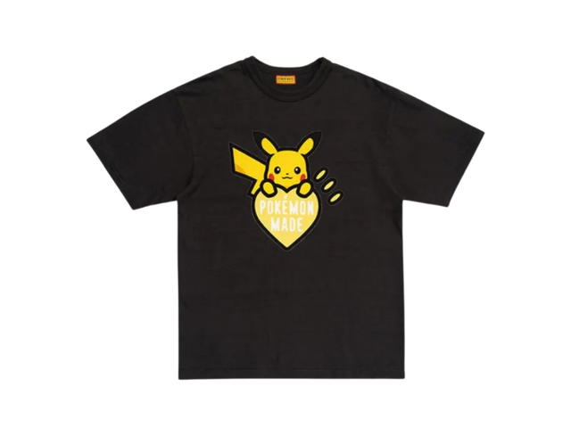 HUMAN MADE HUMAN MADE x Pokemon Pokemon Made Graphic T-shirt Black Yellow - view 1