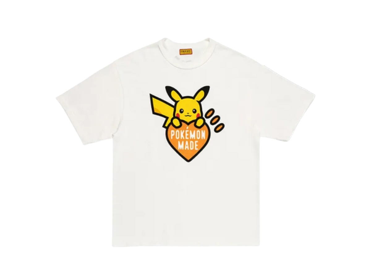 Human Made Human Made x Pokemon Pokemon Made Graphic T-shirt White Orange