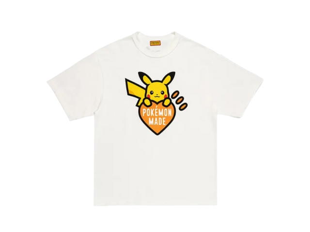 HUMAN MADE HUMAN MADE x Pokemon Pokemon Made Graphic T-shirt White Orange - view 1