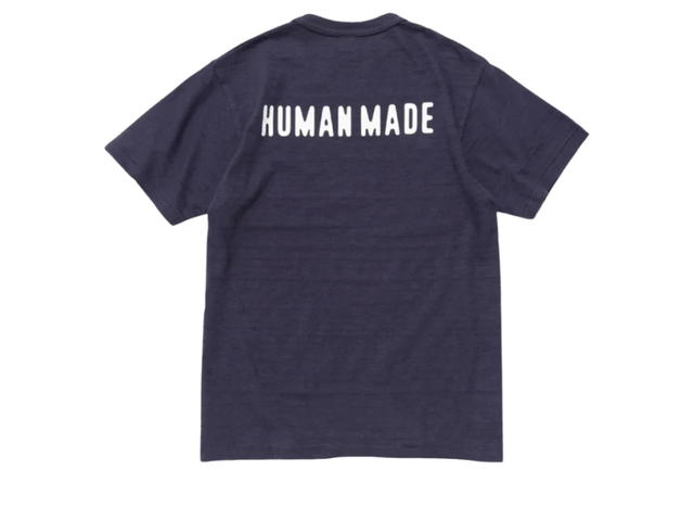 Human Made Human Made Heart Badge T-Shirt Navy - view 2