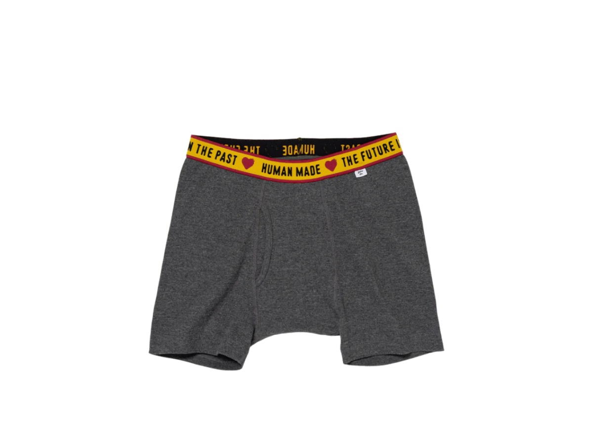 Human Made Human Made Hm Boxer Brief Charcoal