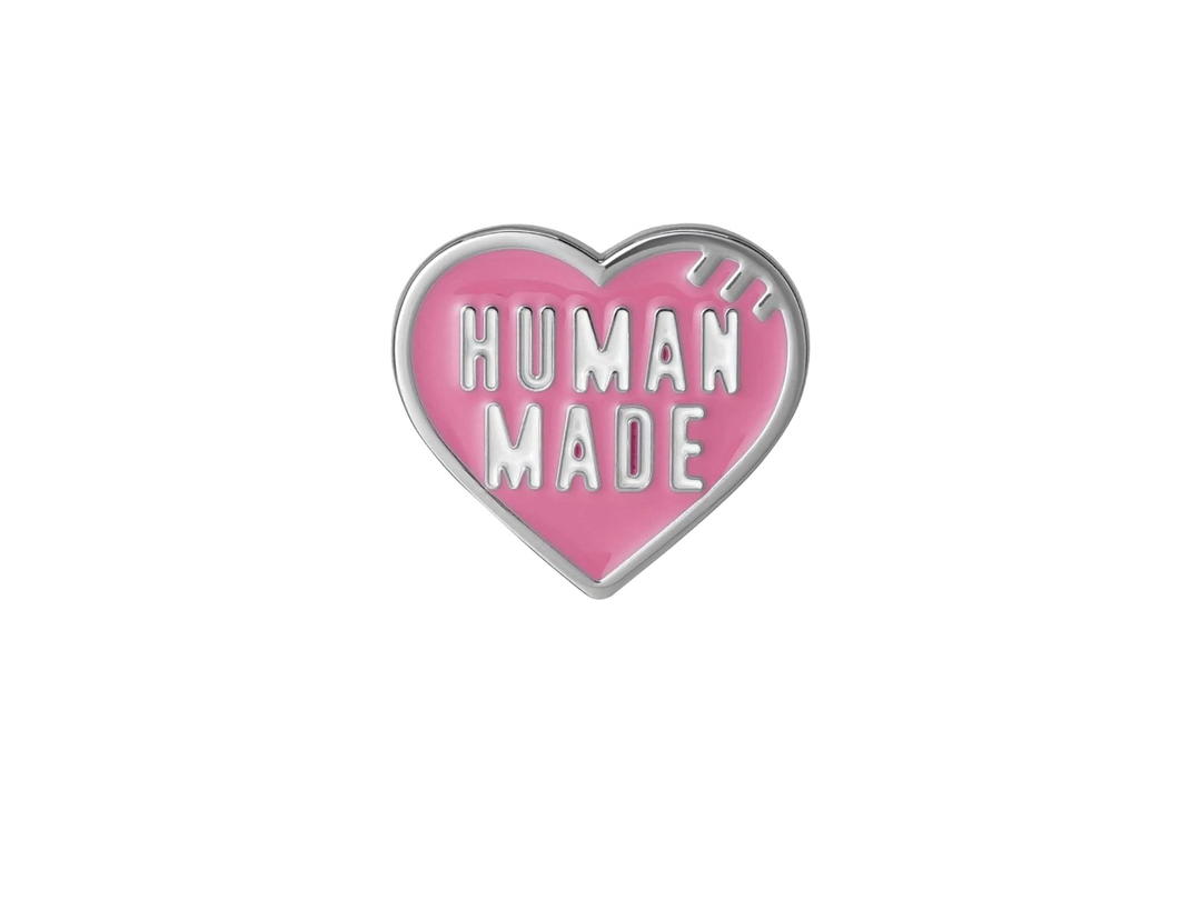 Human Made Human Made Heart Pin Pink